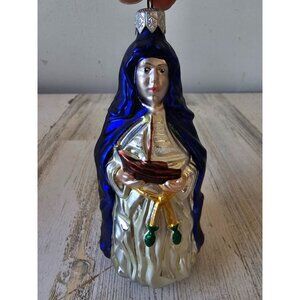 vintage Patricia‎ breen saint ursula religioius sailboat ornament Xmas tree